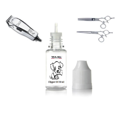 Tierhaarschneidemaschinenöl Original Marken Gleitmittel Hund Katze Fluid kompakt 10 ml Flasche