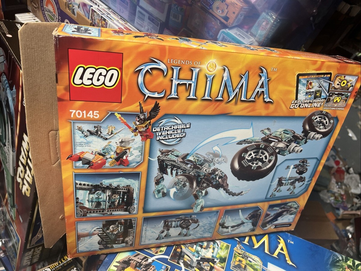 LEGO 70145 MAULA'S ICE MAMMOTH STOMPER Legends of Chima New Wear
