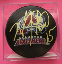 Autographed NHL Puck, Colorado Avalanche - MATT HENDRICKS