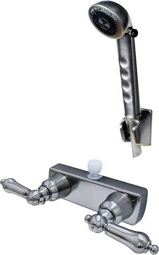 RV MOTORHOME DUAL Handle Shower Faucet Valve Diverter Mixer Valve - View #9