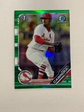 2019 Bowman Chrome Genesis Cabrera Green Refractor 1st Bowman 29/99