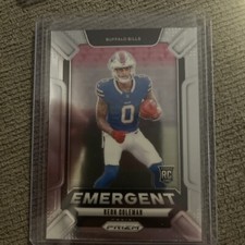 2024 Prizm Keon Coleman Emergent RC #16 Bills