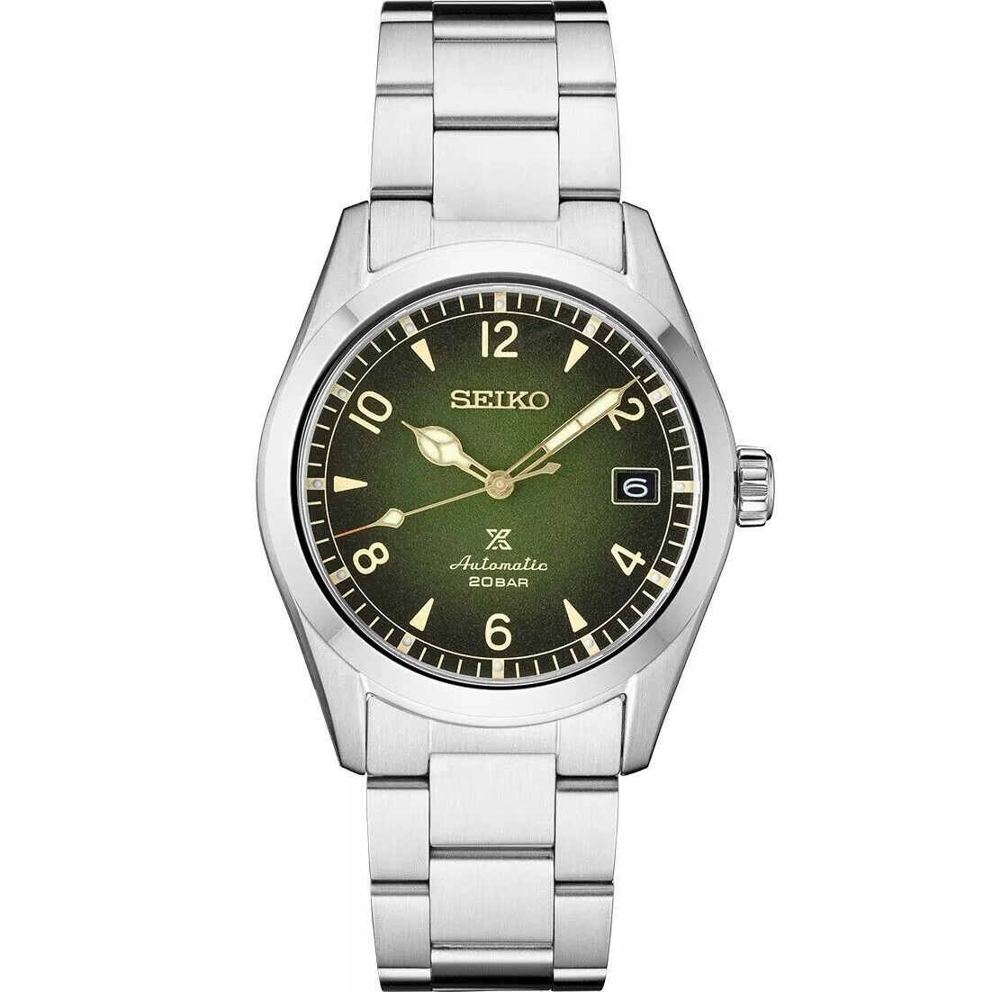 Green seiko alpinist sale