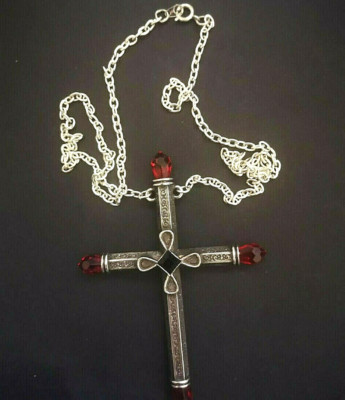 ST SEPULCHRE CROSS pendant pewter ALCHEMY GOTHIC