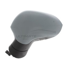 Seat Ibiza Mk4 2008-> Door Wing Mirror Electric Primed Passenger Side Left Hand