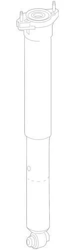 Genuine Mercedes-Benz 2016-2022 GLC300 GLC350e GLC43 Shock Assmbly 253-320-15-30