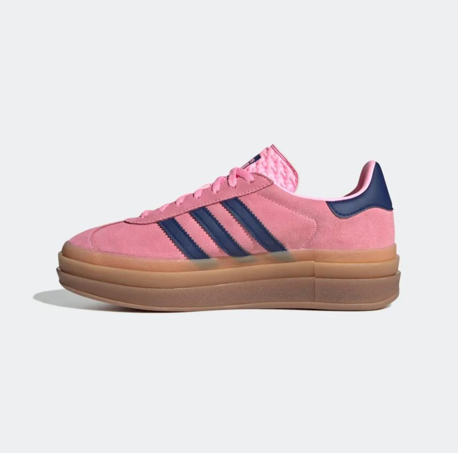 adidas★GAZELLE BOLD★厚底★PINK GLOW/VICTORY BLUE/GUM W Adidas Gazelle Bold Pink Glow Victory Blue Gum H06122