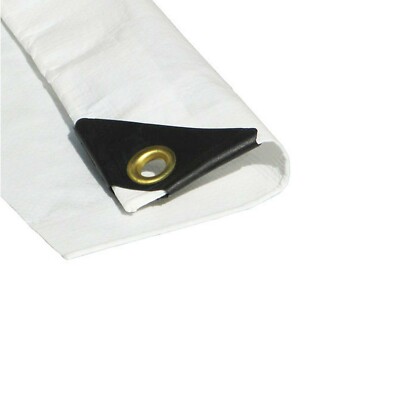 12x12 Ft Silver Heavy Duty Tarp – 12 Mil, UV Protection, YOYZA Exclusive