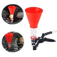 Car Engine Oil Funnel Set Precision Clamp Leak-Proof PVC Versatile Tool