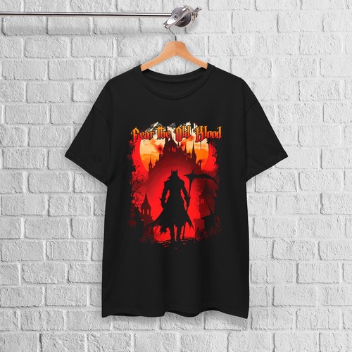 Camiseta "Fear the Old Blood" 100% Algodón Unisex Algodón Pesado Camiseta Videojuego. - Imagen 4 de 14