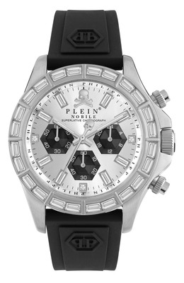 Philipp Plein Nobile Racing Schwarz Herren Armbanduhr PWVAA0123