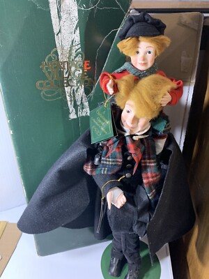 Dept. 56 Heritage Village Collection Doll - 5907-2 Bob Cratchit & Tiny Tim