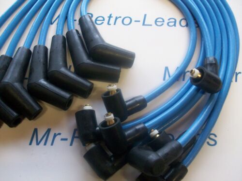 LIGHT BLUE 8MM PERFORMANCE IGNITION LEADS RANGE ROVER 3.9 4.0 4.6 DISCOVERY 4.0 - Picture 2 of 3