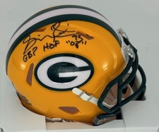 Packers GILBERT BROWN Signed Riddell Speed Mini Helmet AUTO w/ GBP HOF 08 - BAS