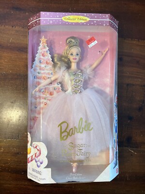 VINTAGE 1996 SUGAR PLUM FAIRY BARBIE COLLECTOR EDITION 17056 NUTCRACKER NEW!!
