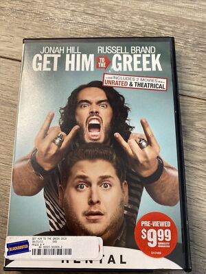 Get Him to the Greek Unrated & Theatrical Versions Ex-Rental Blockbuster Video