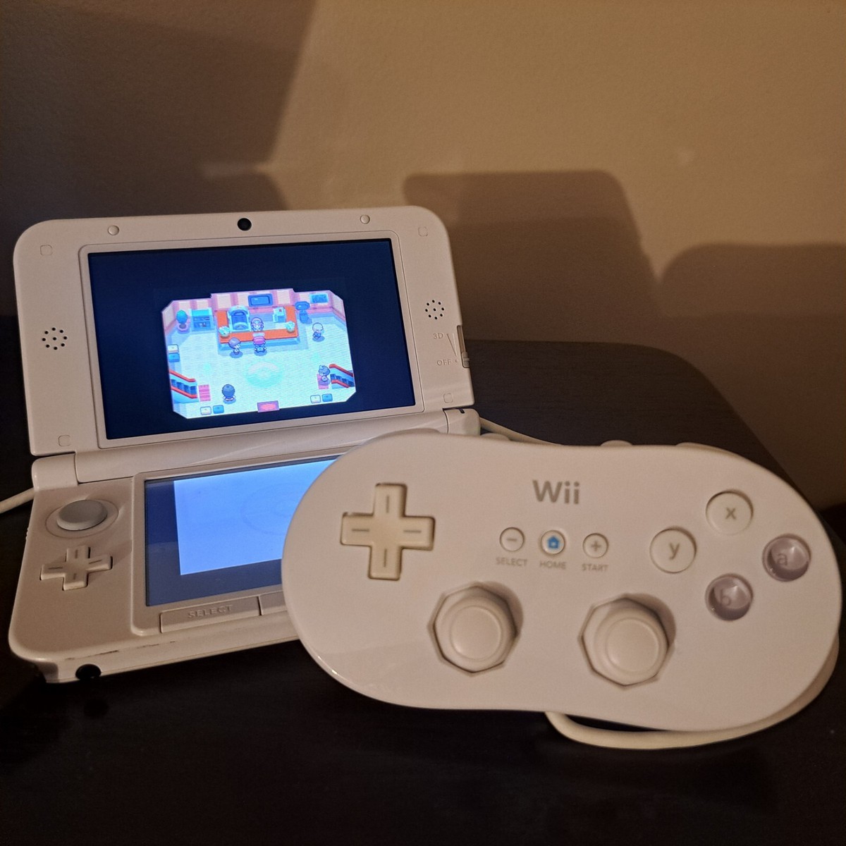 3DS＋外付けコントローラー 新しい3ds ll xlコントローラーホスト外部変換スイッチ