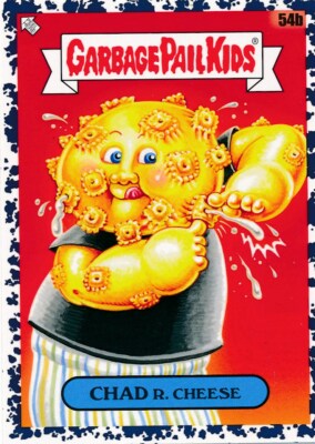 54b CHAD R. CHEESE 2021 GPK Garbage Pail Kids Food Fight PEPPER BLACK CHEEZ ITS