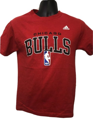 Chicago Bulls Adidas T Shirt Mens Size Small Nba Basketball Red Tee Jordan Rose Ebay