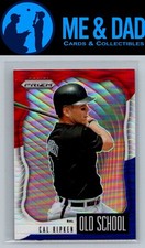 2021 Panini Prizm #OS-9 Cal Ripken Old School RWB Prizm