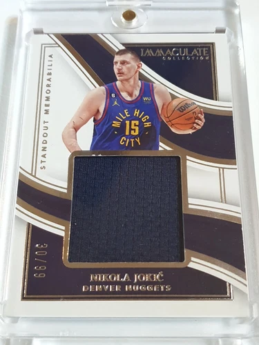 2022 Immaculate Collection Nikola Jokic #PATCH /99 Game Worn Large Jersey - Rare