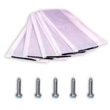 SatelliteSale Universal Roof Patch Kit Zinc Plated Lag Bolts & Mastic Pitch Pads