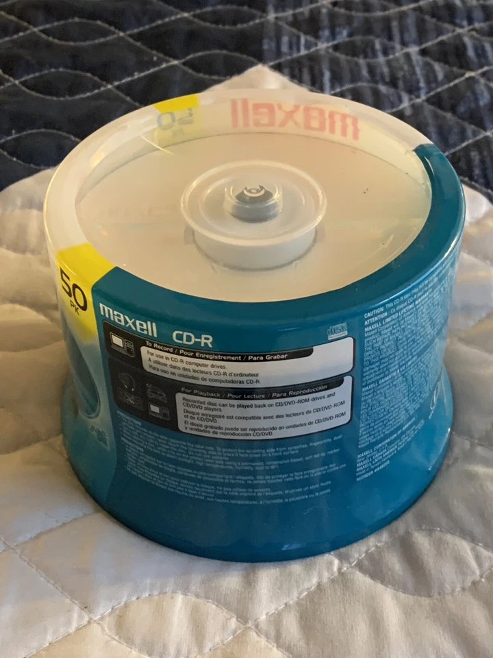 MAXELL CD-R 48X 700 MB 80 MIN 50 PK NEW - Image 3 of 4