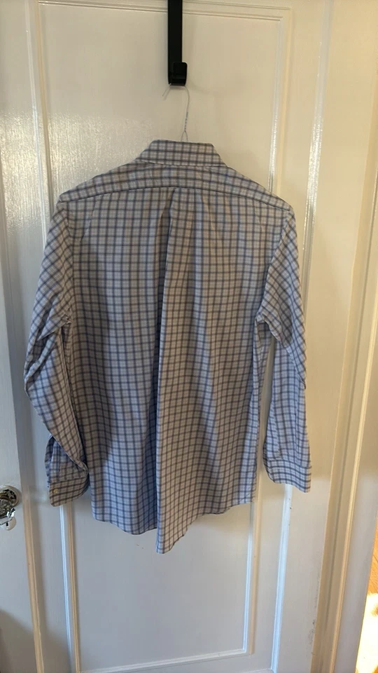 Brooks Brothers Regent Dress Shirt Men 15-32 Multi Plaid Check Non-Iron - Image 3 of 3