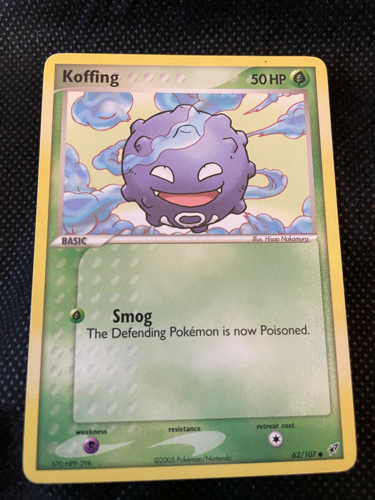 Koffing 62/107 - Non Holo - Common - EX Deoxys - Pokemon Card - NM
