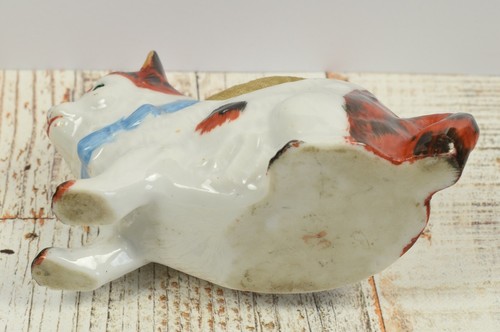 Precioso cojín antiguo todo original de porcelana alemana para gato - Imagen 4 de 4