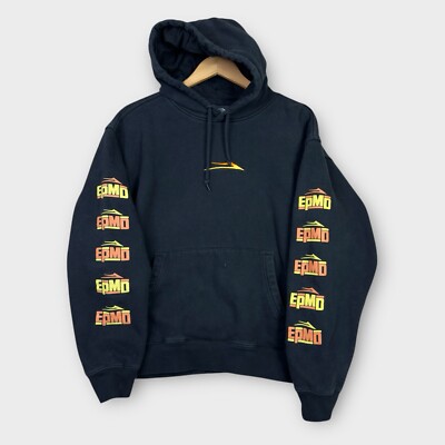 Lakai x EPMD Pullover Hoodie Mens Large Black Skateboarding Hip Hop Rap Hop Duo