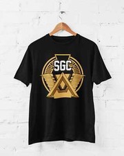 SGC T Shirt Stargate Gate Star Council Atlantis Funny Sci Fi Vintage TV Movie