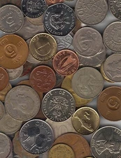**  BAG /  LOT ALL DIFFERENT FOREIGN WORLD COINS  **  BONUS  ** GOOD GIFT IDEA