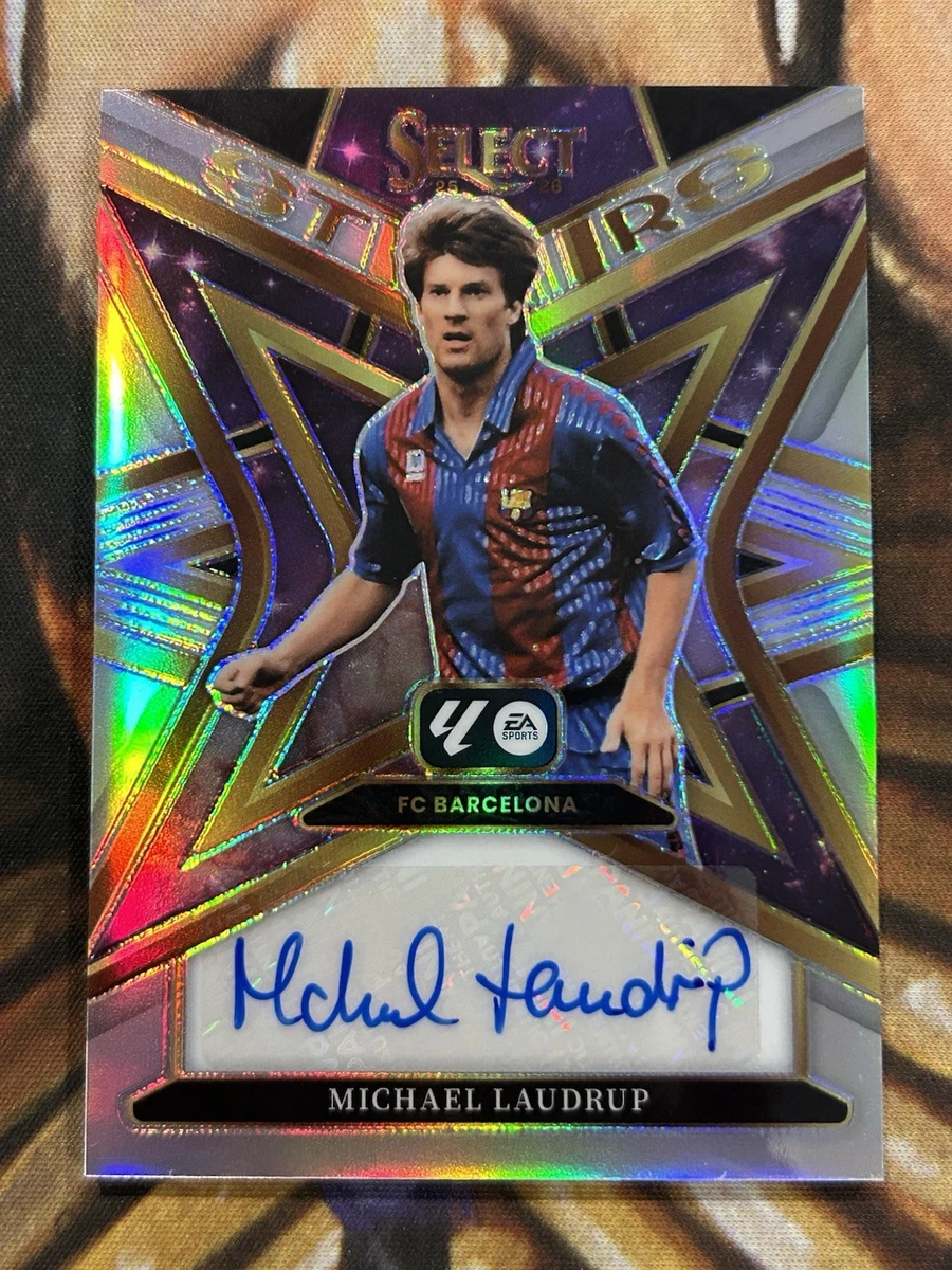 Michael Laudrup Autographed Soccer Sports Trading Cards