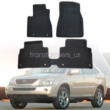 2004-2009 For Lexus RX330 RX350 RX400h Front & Rear Floor Mats Carpet Velour 3x