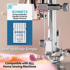 SCHMETZ Universal Sewing Machine Needles - Si...