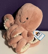Jellycat Little Odell Octopus Plush Stuffed Animal Peach AUTHENTIC NWT ODL2OC