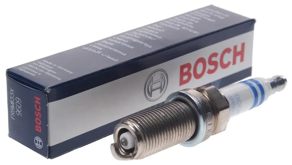Bujía doble de iridio BOSCH genuina 4 piezas para Altima Sentra/tC/SX4/Camry RAV4 Foto 2 de 4
