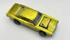 Vintage Hotwheel Redline Yellow Custom Charger, Black paint on hood