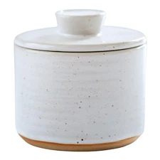 Premium Ceramic Butter Crock with Water Seal | Large 3-Stick Capacity Farmhou...