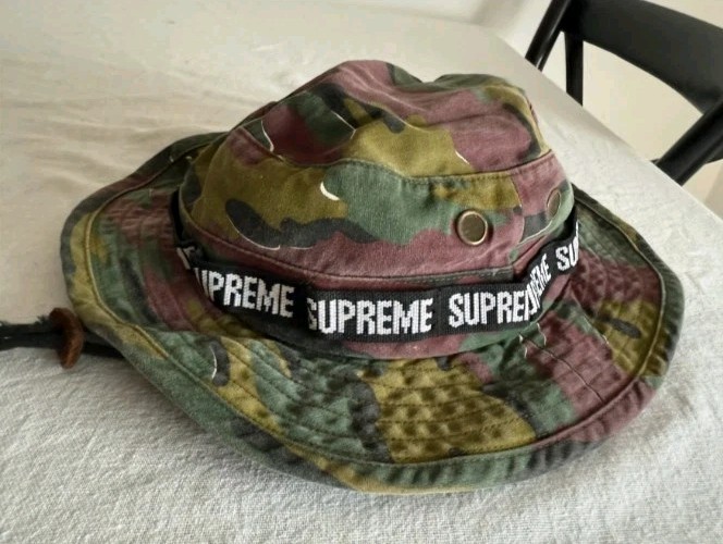 帽子 Supreme Military Boonie Black SS18 Original Supreme Jungle