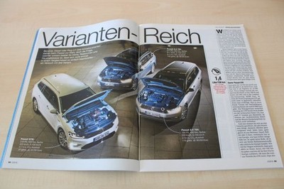 Auto Motor und Sport 02/2016 VW Passat Variant GTE mit 218PS besser als...?