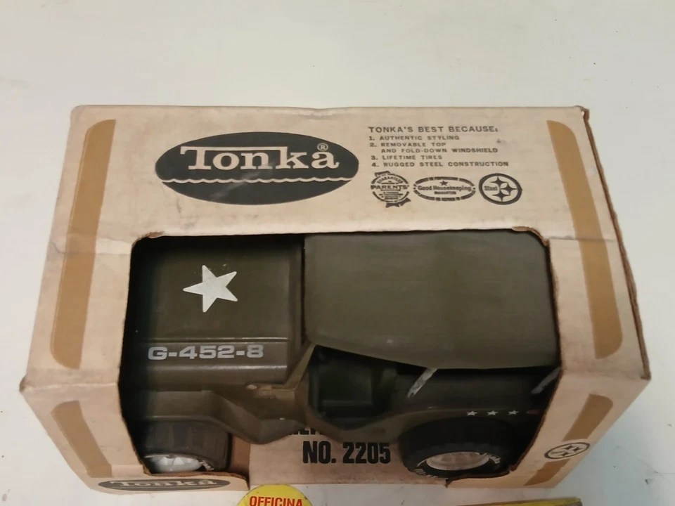 TONKA Military Jeep NO.2205 Vintage Memorabilia Modellismo - Immagine 4 di 4