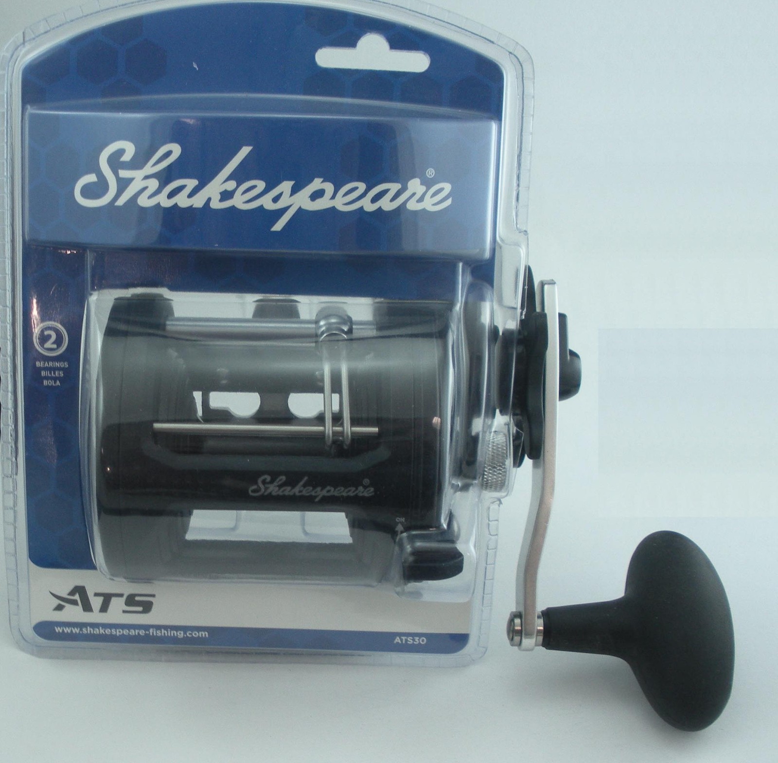 Shakespeare 1366927 ATS30B 2BB Level Wind Trolling Reel