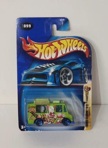 Hot Wheels Crazed Clowns Truck NEW VTG 2003 5/5 Tropicool 099 Treats For Creeps
