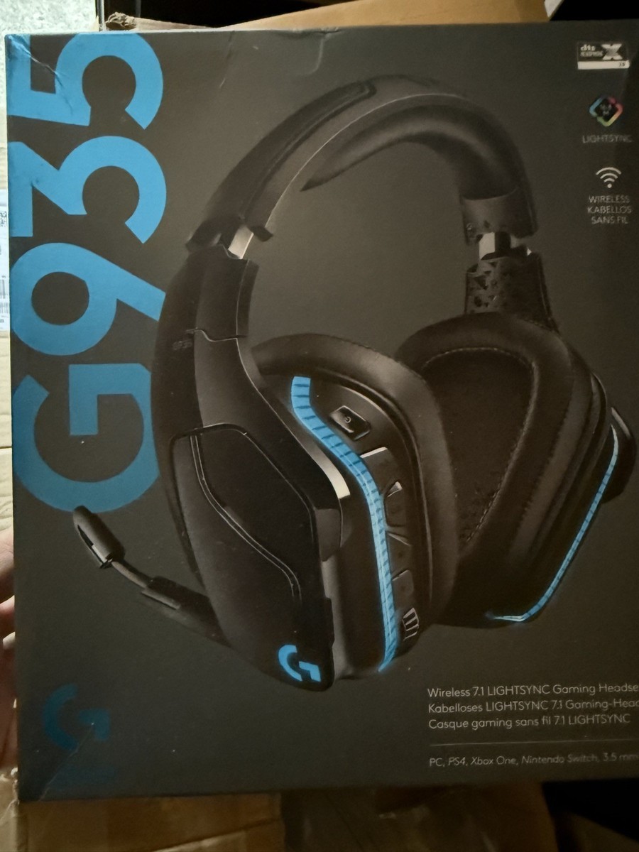 Logitech G935 Wireless Surround Gaming headset Black for