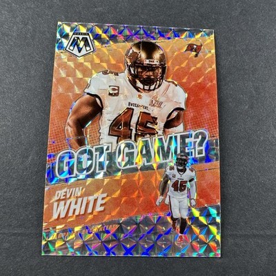 2021 Mosaic Devin White Got Game? Silver Mosaic Prizm No. GG-25 Buccaneers