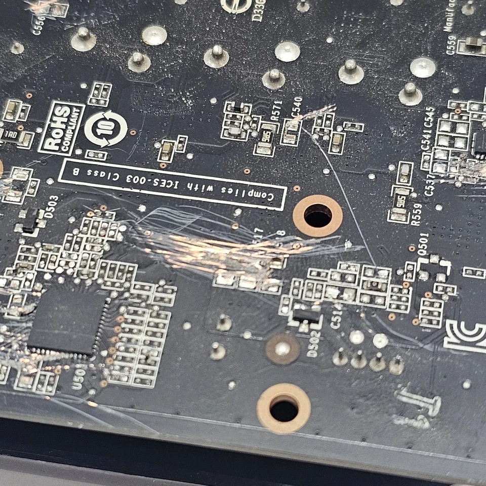 EVGA GeForce GTX 550 Ti  2 GB 02G-P3-1559-KR Graphics Card - Not Working - - Image 4 of 4