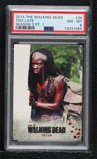 2014 The Walking Dead Season 3 Part 1 Glenn Rhee Maggie Greene #34 PSA 8 0b3o