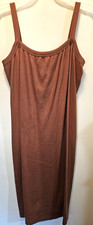 Wild Fable Brown Summer Knit Dress- Large- 34" Chest- Cotton/Poly/Spandex Blend